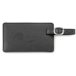 Custom Neoskin Luggage Tag - Black 