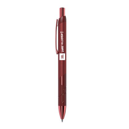 Custom Avia Plastic Ballpoint Pen - Red Custom Avia Plastic Ballpoint Pen - Red