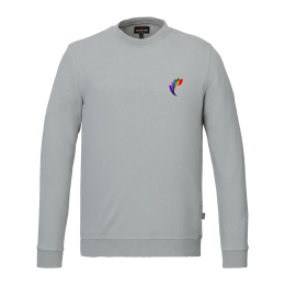 Custom Men's American Giant Lightweight French Terry Crew Sweatshirt - Titanium Custom Men's American Giant Lightweight French Terry Crew Sweatshirt - Titanium