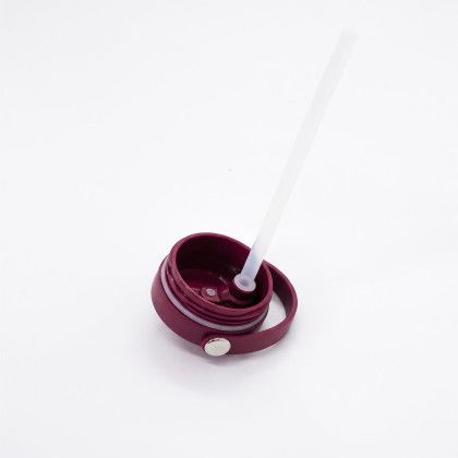 Custom Magic Touch 20.3 oz Recycled Stainless Steel Bottle - Berry Blossom Lid View Custom Magic Touch 20.3 oz Recycled Stainless Steel Bottle - Berry Blossom Lid View