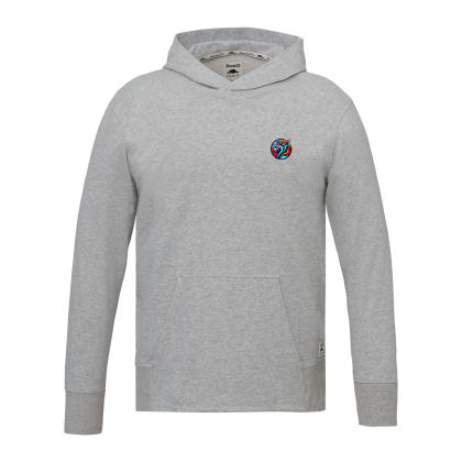 Custom Unisex Roots73 CANMORE Eco French Terry Hoodie - Gray Mix