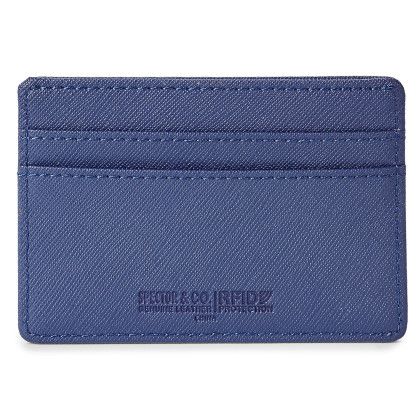 Custom Toscano Genuine Leather RFID - Blue