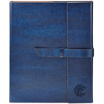 Custom Fabrizio Refillable Portfolio - Navy Blue