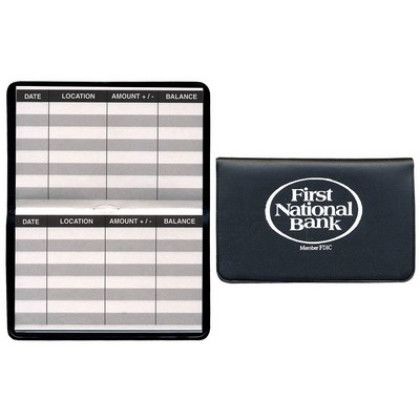 Custom Bank Card Register Card - Black