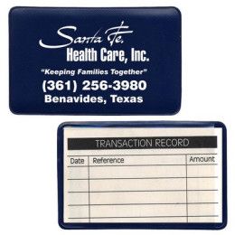 Custom Royal Wallet Sleeve with Insert Card of Your Choice - Royal Blue