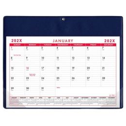 Custom Super Economy Calendar Pad - Royal Blue