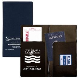 Custom Passport Case - Navy Blue