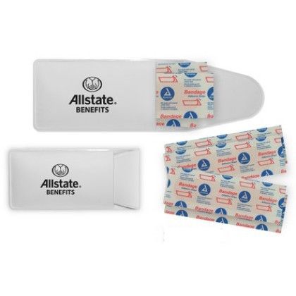 Custom Pocket Band-Aid Holder - 4 bandages - White Custom Pocket Band-Aid Holder - 4 bandages - White