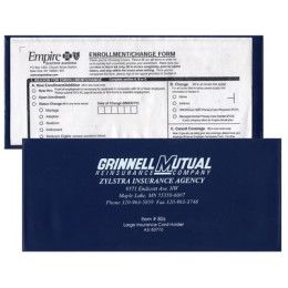 Custom Large Insurance Card Holder - Royal Blue Custom Large Insurance Card Holder - Royal Blue
