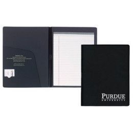 Custom Deluxe Senior Size Padfolio - Black Custom Deluxe Senior Size Padfolio - Black