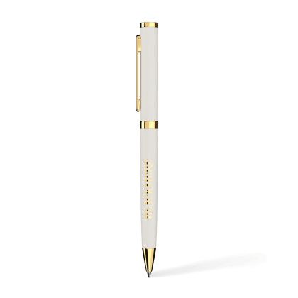 Custom Astra Brass Ballpoint Pen - Pearl Custom Astra Brass Ballpoint Pen - Pearl