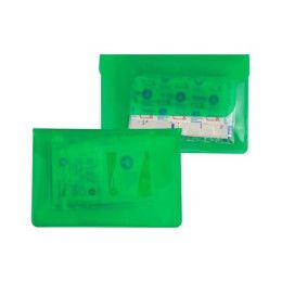Custom First Aid Purse in Translucent Vinyl Colors - Translucent Green Custom First Aid Purse in Translucent Vinyl Colors - Translucent Green