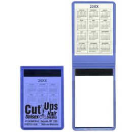 Custom Translucent Vinyl Memo Books with 100-page pad - Blue Custom Translucent Vinyl Memo Books with 100-page pad - Blue