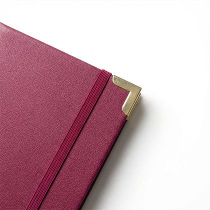 Custom Luna A4 Hard Cover Spiral Journal - Berry Blossom Edge View Custom Luna A4 Hard Cover Spiral Journal - Berry Blossom Edge View