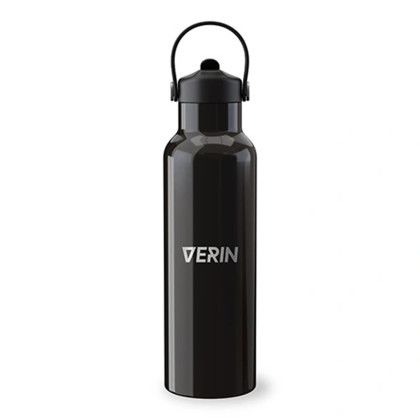 Custom All in 21 oz Recycled Stainless Steel Bottle - Black Custom All in 21 oz Recycled Stainless Steel Bottle - Black