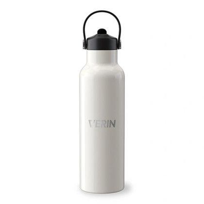 Custom All in 21 oz Recycled Stainless Steel Bottle - White Custom All in 21 oz Recycled Stainless Steel Bottle - White