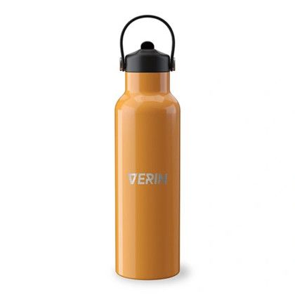 Custom All in 21 oz Recycled Stainless Steel Bottle - Orange Custom All in 21 oz Recycled Stainless Steel Bottle - Orange