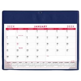 Custom Calendar Doodle Pad Without Grommet or Greeting Page - Royal Blue