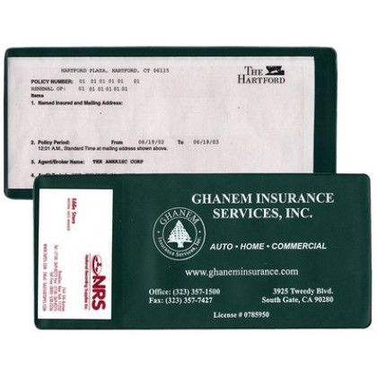 Custom Copy-Guard Vinyl - Policy Holder with Extra Pocket (open on short side) - Green Custom Copy-Guard Vinyl - Policy Holder with Extra Pocket (open on short side) - Green