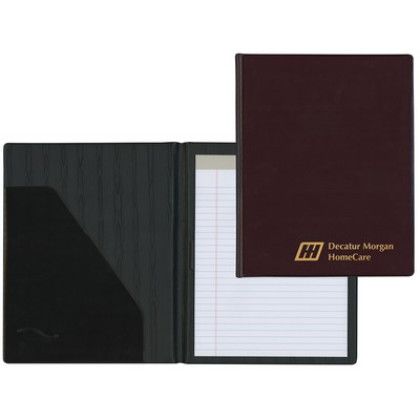 Custom Budget Sealed Edge Padfolio - Burgundy Custom Budget Sealed Edge Padfolio - Burgundy