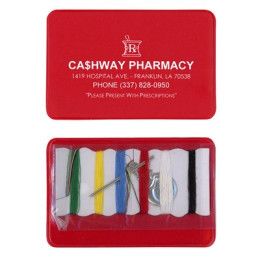 Custom Pocket Sewing Kit - Red