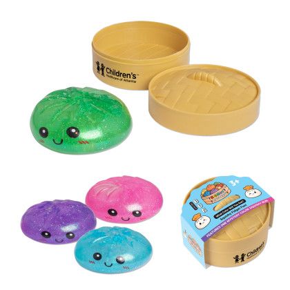 Custom 3 1/2" Sugar Squishy Dumpling Stress Toy