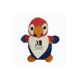 Custom 6" Baby Parrot With Imprinted Bandana