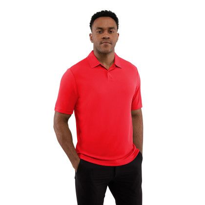 Custom Dara Men's Recycled Tech Polo - Team Red Custom Dara Men's Recycled Tech Polo - Team Red