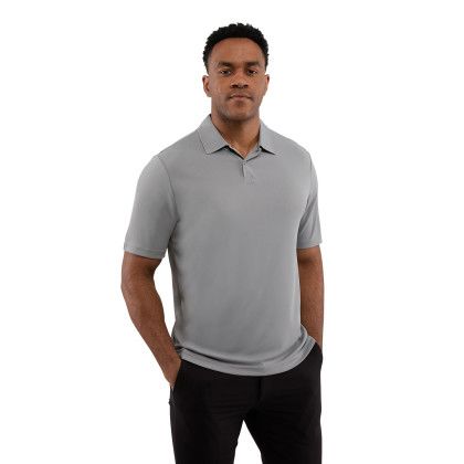 Custom Dara Men's Recycled Tech Polo - Quarry Custom Dara Men's Recycled Tech Polo - Quarry