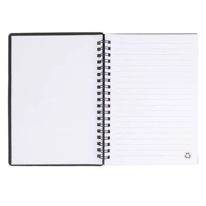 Custom SenseWrite Sensory Notebook - Black Open View Custom SenseWrite Sensory Notebook - Black Open View