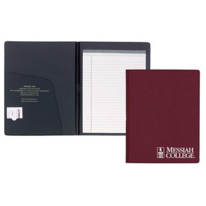 Custom Deluxe Senior Size Padfolio - Maroon Custom Deluxe Senior Size Padfolio - Maroon