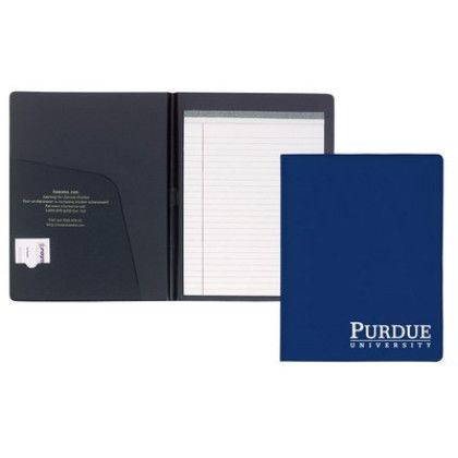 Custom Deluxe Senior Size Padfolio - Royal Blue Custom Deluxe Senior Size Padfolio - Royal Blue