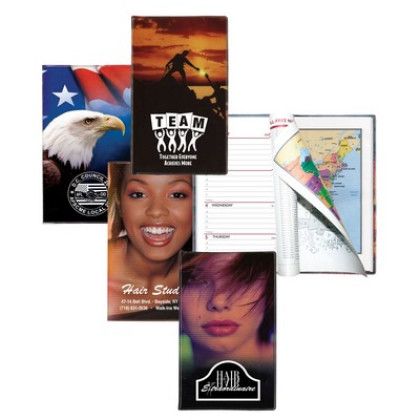 Custom Stock Theme Full-Color Vinyl Cover Weekly Planner - All Colors Custom Stock Theme Full-Color Vinyl Cover Weekly Planner - All Colors