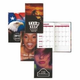 Custom Stock Theme Full-Color Vinyl Cover Monthly Planner - All Colors Custom Stock Theme Full-Color Vinyl Cover Monthly Planner - All Colors