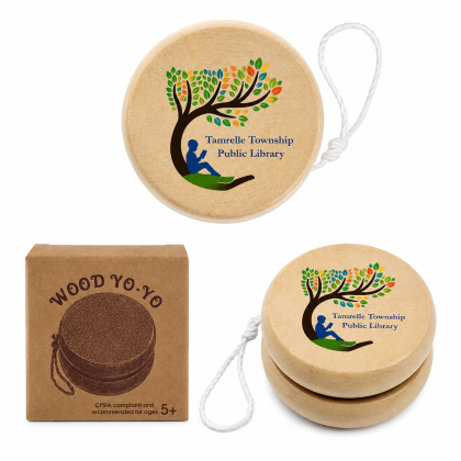 Custom Wooden Yo-Yo - Full Color