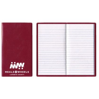 Custom Castillion Softtouch Vinyl Cover Tally Book - Red Custom Castillion Softtouch Vinyl Cover Tally Book - Red