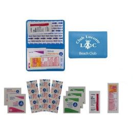 Custom Sun Care Case in Standard Vinyl Colors - Medium Blue