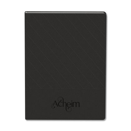 Custom Luna Hardcover Journal - Black