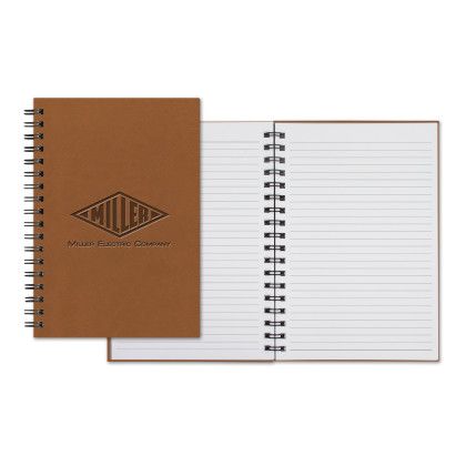 Custom Castelli WireO Tucson Grande White Lined Pg Journal - Beige