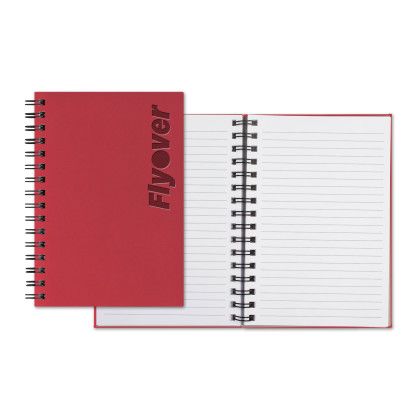 Custom Castelli WireO Tucson Medio White Lined Pg Journal - Bright Red 