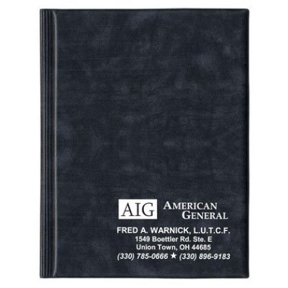 Custom Heat -Sealed Weekly Diary - Charcoal Grey Custom Heat -Sealed Weekly Diary - Charcoal Grey