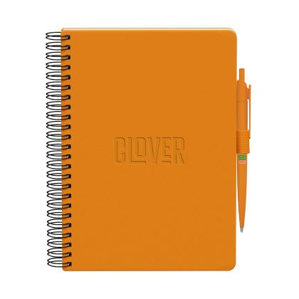 Custom Neoskin Hard Cover Spiral Combo - Orange Custom Neoskin Hard Cover Spiral Combo - Orange