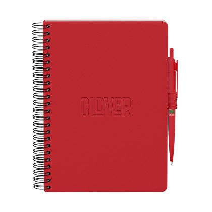 Custom Neoskin Hard Cover Spiral Combo - Red Custom Neoskin Hard Cover Spiral Combo - Red