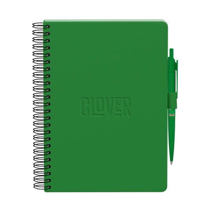 Custom Neoskin Hard Cover Spiral Combo - Medium Green Custom Neoskin Hard Cover Spiral Combo - Medium Green