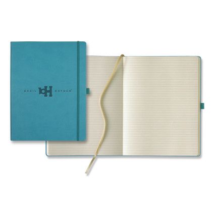 Custom Castelli Tucson Grande Lined Ivory Page Journal - Sky Blue Custom Castelli Tucson Grande Lined Ivory Page Journal - Sky Blue