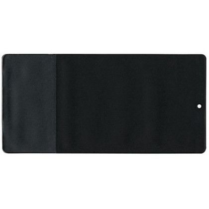 Custom Copy-Guard Vinyl - XL Policy Holder with Extra Pocket (opens on short side) - Black Front View 