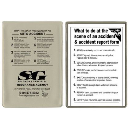 Custom Insurance Card Storage Kit - Gray
