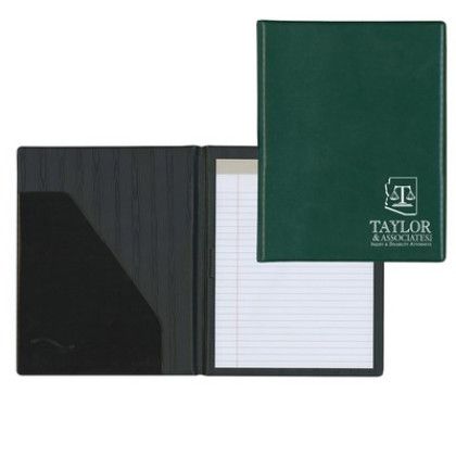Custom Premium Sealed-Edge Padded Padfolio - Senior size - Hunter Green Custom Premium Sealed-Edge Padded Padfolio - Senior size - Hunter Green