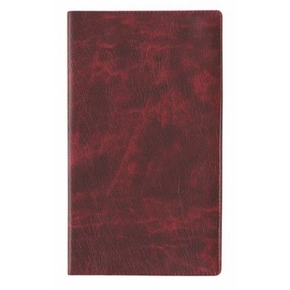 Custom Executive Vinyl Weekly Pocket Planner - Wine Red Custom Executive Vinyl Weekly Pocket Planner - Wine Red