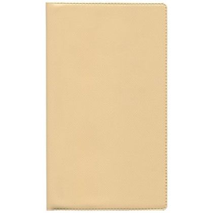 Custom Standard Vinyl Academic Monthly Pocket Planner - Bone White Custom Standard Vinyl Academic Monthly Pocket Planner - Bone White